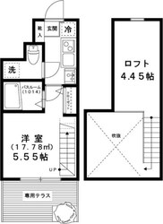 フレクション千歳船橋の物件間取画像